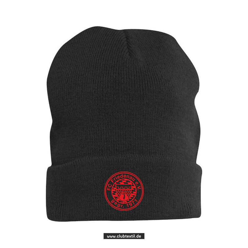 Clique Strickmütze - schwarz - FC Friedenau