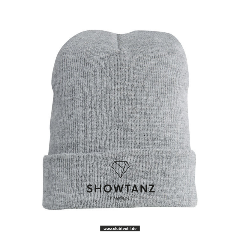Clique Strickmütze - grau - SV Mering e.V. - Showtanz