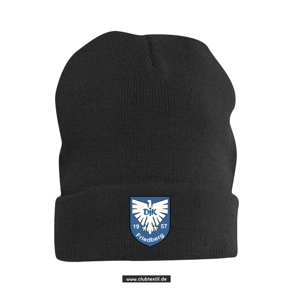 Clique Strickmütze - schwarz - DJK Friedberg