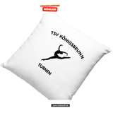 CT Kissen - weiß/bunt - TSV Königsbrunn Damen Turnen Logo 2