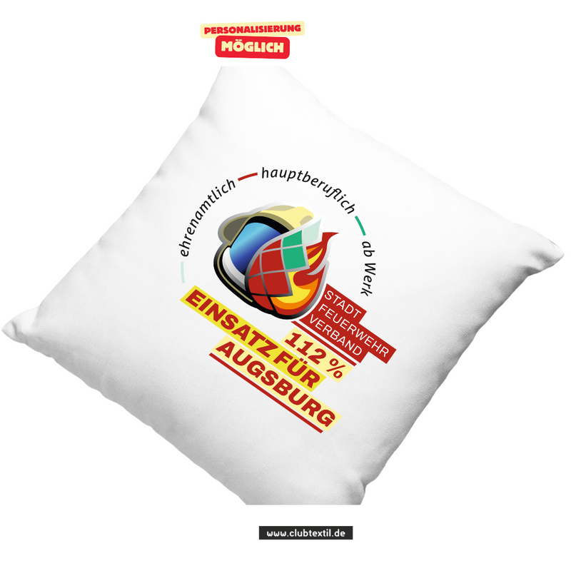 CT Kissen - weiß - V 1 - Feuerwehrverband Augsburg