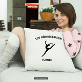 CT Kissen - weiß/bunt - TSV Königsbrunn Damen Turnen Logo 2