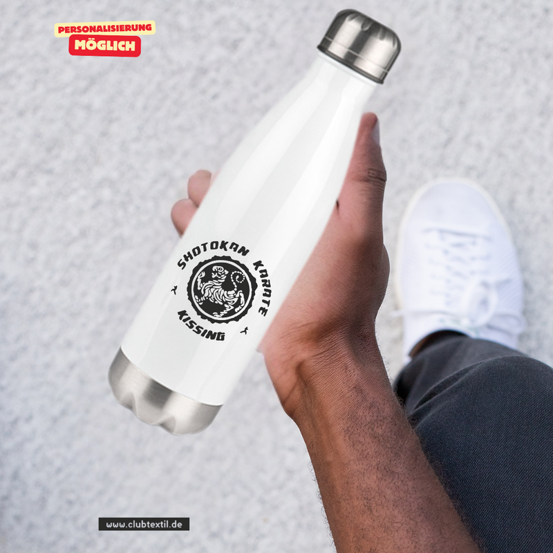 CT Thermosflasche - weiß - Kissinger SC e.V. - Karate