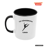 CT Tasse - schwarz - TSV Königsbrunn Männer Turnen Logo 2