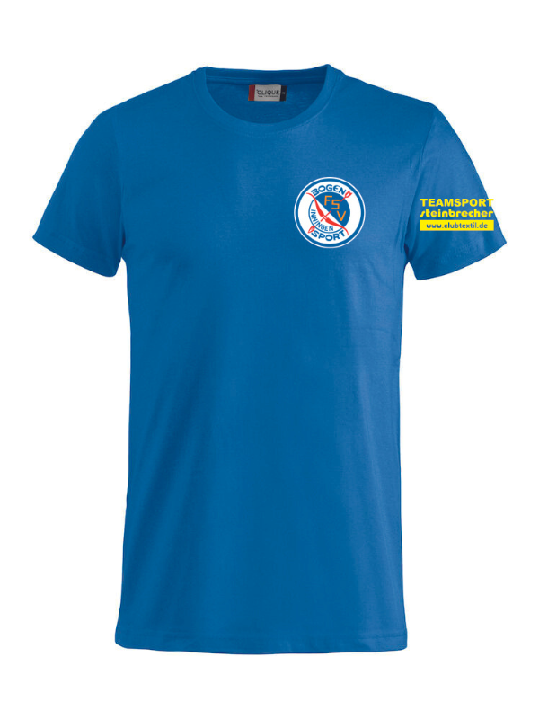 Clique BASIC-T Herren - royalblau - FSV Bogensport Inningen