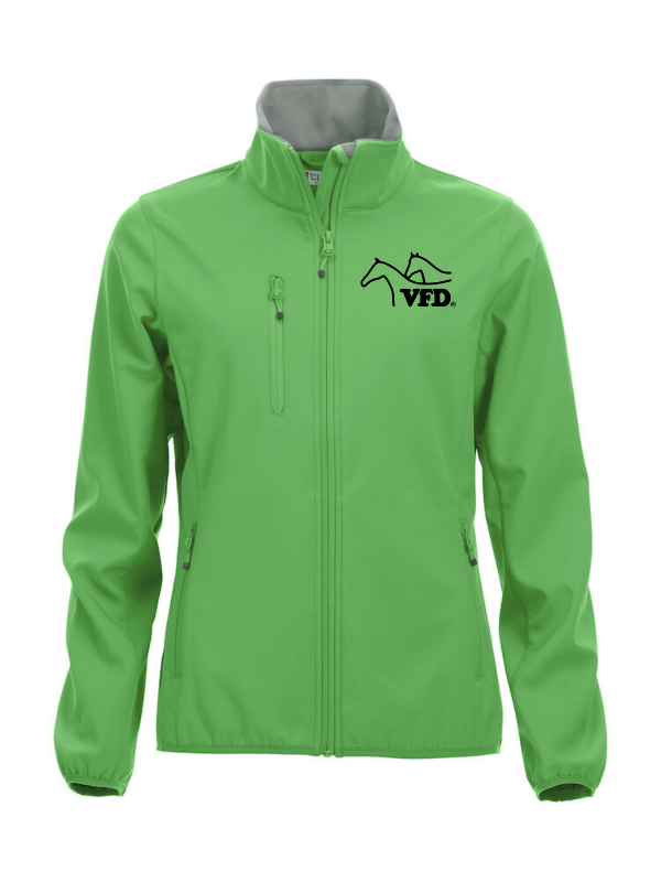 Clique BASIC SOFTSHELL JACKET Damen - VFD e.V. - Baden-Württemberg - Druck beidseitig