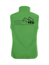 Clique BASIC SOFTSHELL VEST Damen - VFD e.V. - Baden-Württemberg - Druck beidseitig