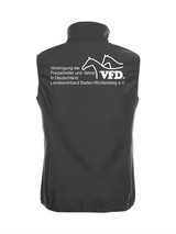 Clique BASIC SOFTSHELL VEST Damen - VFD e.V. - Baden-Württemberg - Druck beidseitig