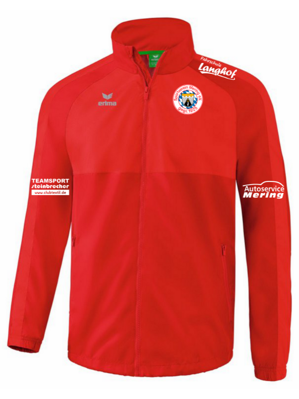 Erima TEAM Allwetterjacke Unisex rot