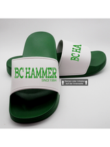 CT Badelatschen BC Hammer - grün/weiß - Schrift