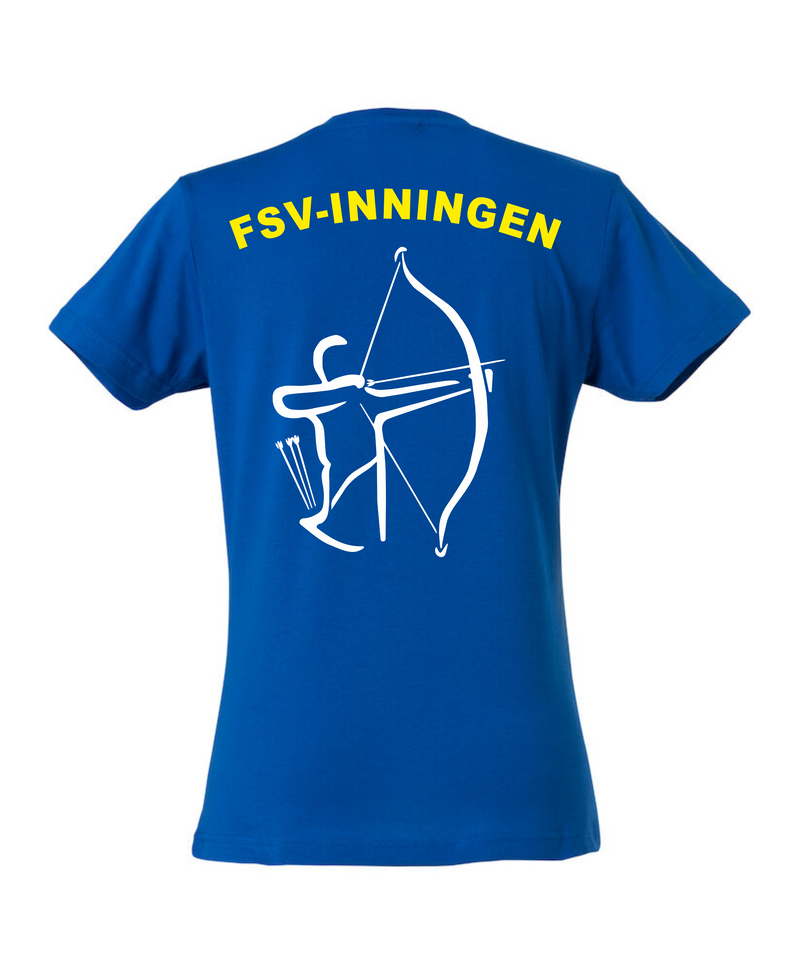 Clique BASIC-T Damen - royalblau - FSV Bogensport Inningen