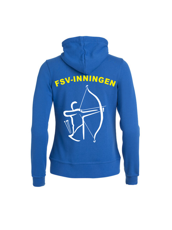 Clique BASIC Hoody Full zip Damen - royalblau - FSV Bogensport Inningen