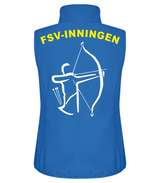 Clique CLASSIC Softshell Vest Damen - royalblau - FSV Bogensport Inningen