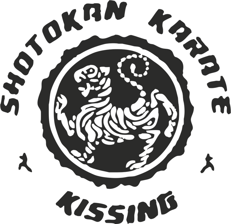 Daiber Schlauchschal - schwarzgrau meliert - Kissinger SC e.V. - Karate