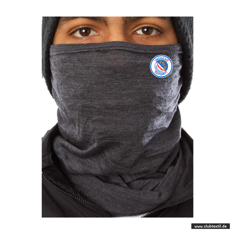 Daiber Schlauchschal - schwarzgrau meliert - FSV Bogensport Inningen