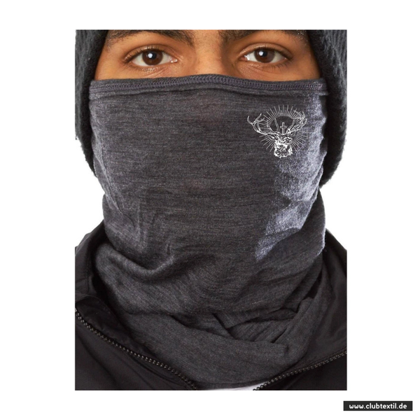 Daiber Schlauchschal - schwarzgrau meliert - SG Hubertus Oberschweinbach