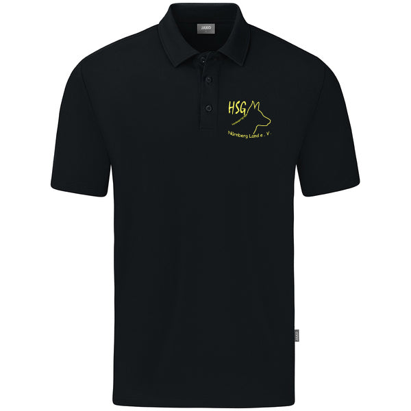 Jako ORGANIC Polo Herren schwarz - HSG Nürnberger Land