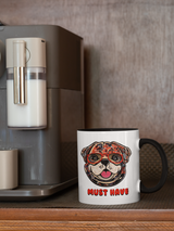 Tasse Tiertasse Hundetasse Mops mit Spruch "Must Have"