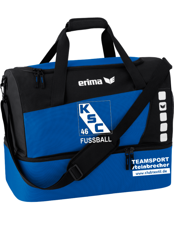 Erima CLUB 5 Sporttasche mit Bodenfach KSC FB