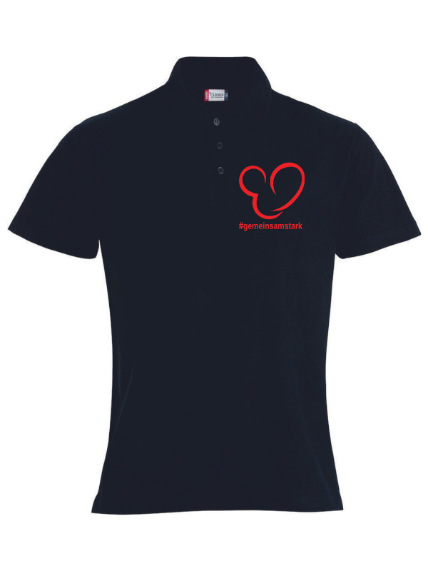 Clique BASIC Polo Herren schwarz