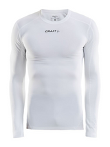Craft Pro Control Compression Tee Long Sleeve - weiß - Unisex - SC Untrasried e.V.