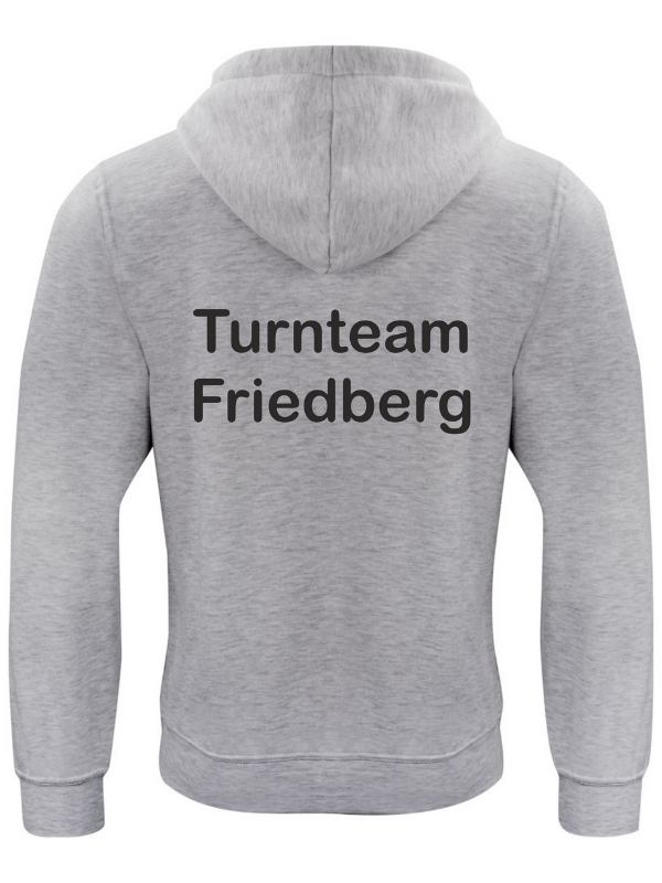 Clique BASIC Hoody Kinder - TSV Friedberg Kunstturnen - grau