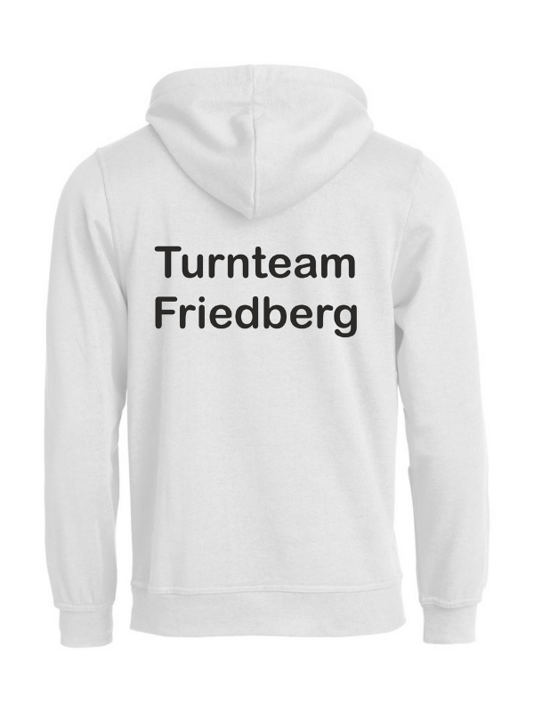 Clique BASIC Hoody Unisex - TSV Friedberg Kunstturnen - weiß