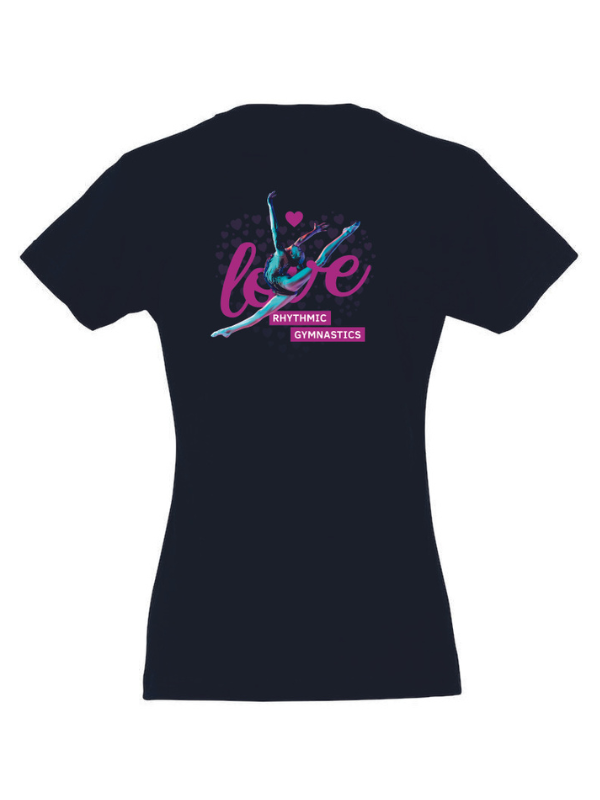 Clique BASIC-T Damen schwarz mit Love Logo
