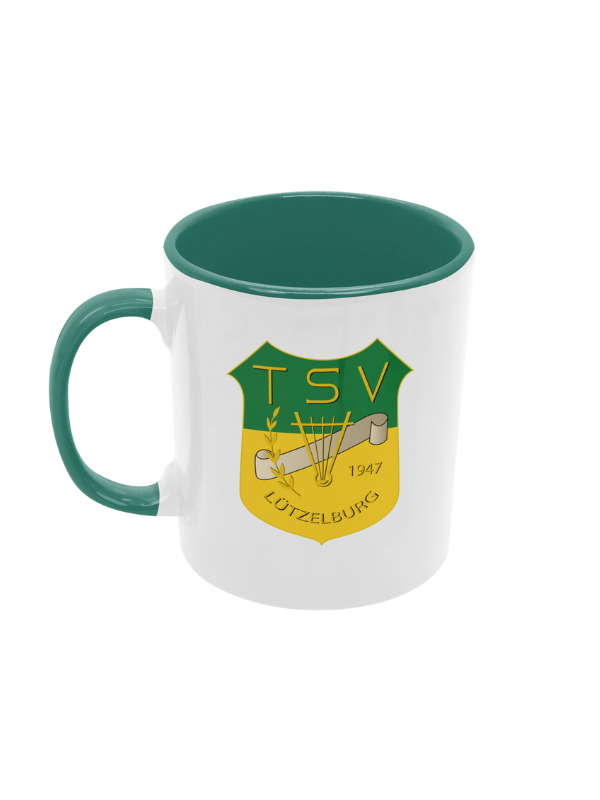 CT Tasse TSV Lützelburg e.V. mit Patch-Logo - grün