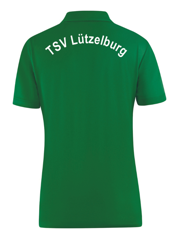 Jako BASE Polo Damen mit Patch-Logo - TSV Lützelburg - grün
