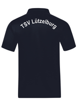 Jako BASE Polo Herren mit Patch-Logo - TSV Lützelburg - schwarz