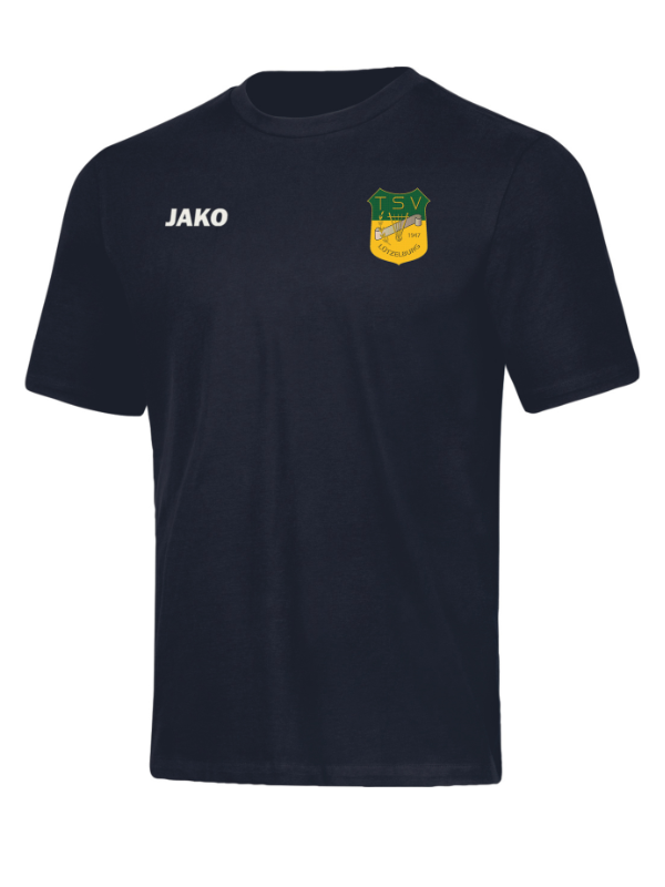 Jako BASE T-Shirt Kinder mit Patch-Logo - TSV Lützelburg - schwarz