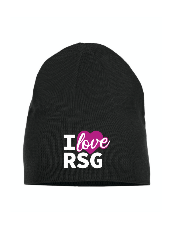 Clique Strickmütze "I love RSG" - Logo