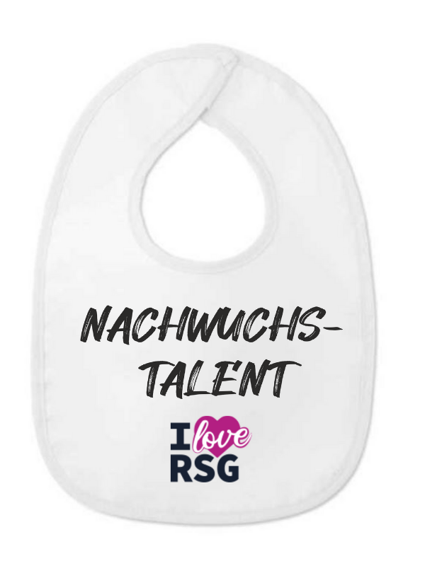 CT Babylätzchen "I love RSG" - Logo