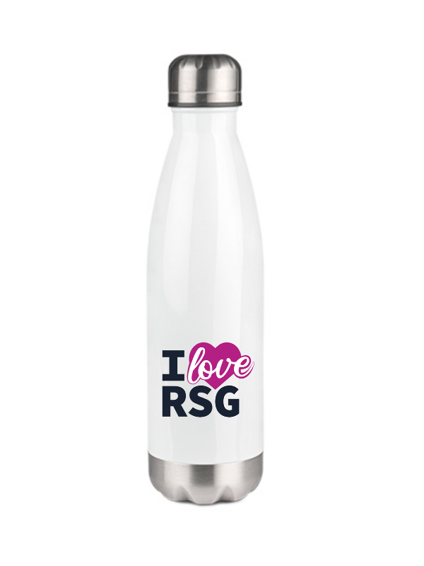 CT Thermoflasche "I love RSG" Logo