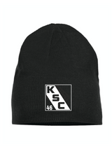Clique Strickmütze Kissinger SC e.V. - Fussball - schwarz