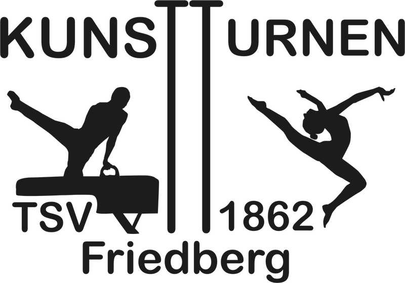CT Badelatschen TSV 1862 Friedberg e.V. - Abteilung Kunstturnen - schwarz/weiß