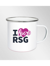 CT Emailletasse RSG Logo pink