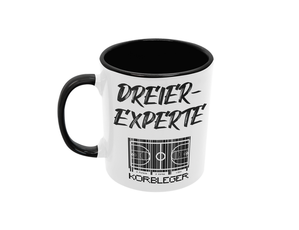 Tasse Sport oder Fan Tasse Basketball Korbleger "Dreierexperte"