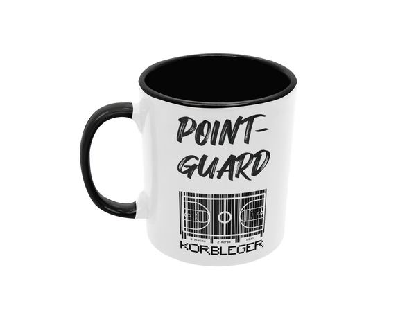 Tasse Sport oder Fan Tasse Basketball Korbleger "Pointguard"