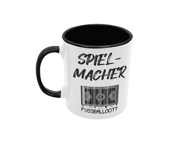Tasse Sport oder Fan Tasse Fussball Fußballgott "Spielmacher"
