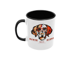 Tasse Tiertasse Hundetasse Golden Retriever mit Spruch "Never walk Alone"