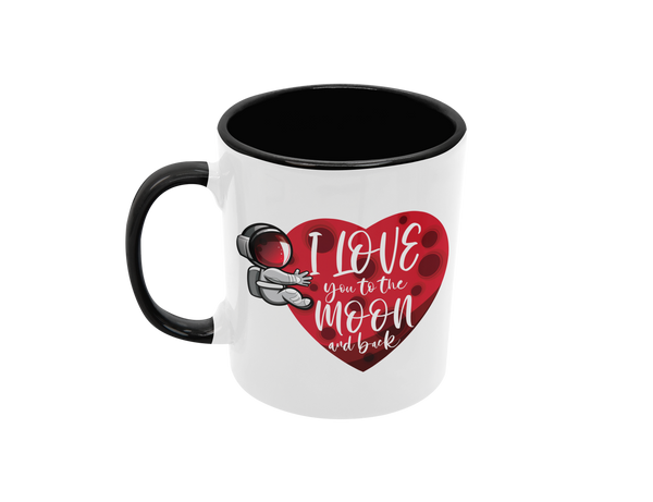 Tasse Liebe Tassen für Verliebte Tassen mit Spruch "I Love you To the Moon"