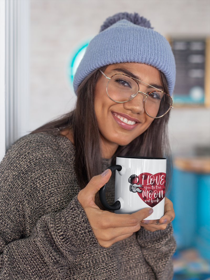 Tasse Liebe Tassen für Verliebte Tassen mit Spruch "I Love you To the Moon"