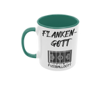 Tasse Sport oder Fan Tasse Fussball Fußballgott "Flankengott"