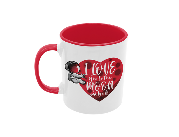 Tasse Liebe Tassen für Verliebte Tassen mit Spruch "I Love you To the Moon"